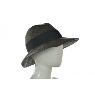Aqua s Hat Size One Size Gray Speckled Wool Casual Wide Brim  eb-57396720